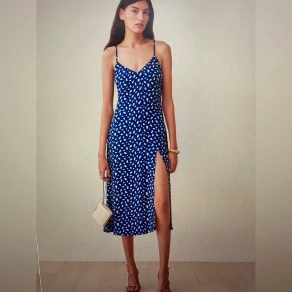 Blue and White Reformation Dress